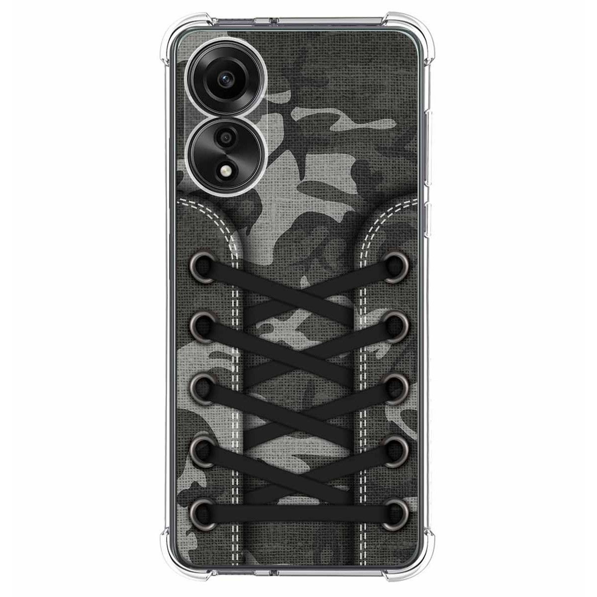 Funda Silicona Antigolpes para Oppo A78 4G diseño Zapatillas 15 Dibujos