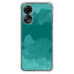 Funda Silicona Antigolpes para Oppo A78 4G diseño Acuarela 06 Dibujos