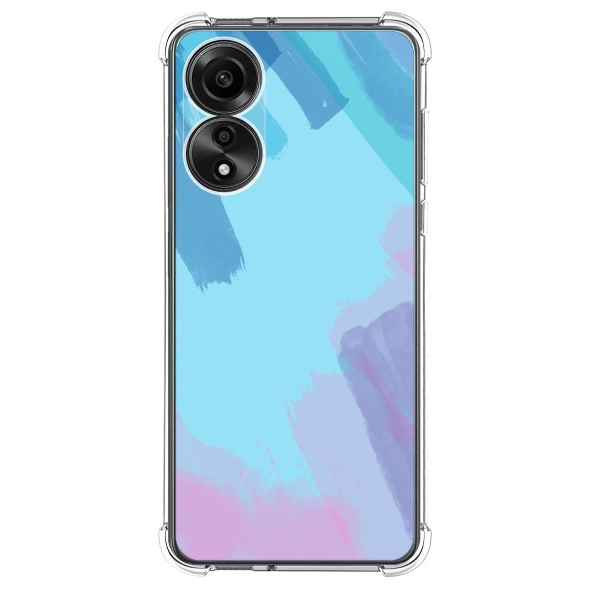 Funda Silicona Antigolpes para Oppo A78 4G diseño Acuarela 10 Dibujos