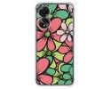 Funda Silicona Antigolpes para Oppo A78 4G diseño Flores 02 Dibujos