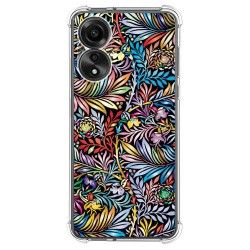 Funda Silicona Antigolpes para Oppo A78 4G diseño Flores 04 Dibujos