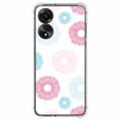 Funda Silicona Antigolpes para Oppo A78 4G diseño Flores 06 Dibujos