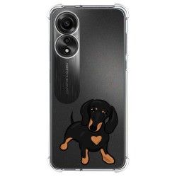 Funda Silicona Antigolpes para Oppo A78 4G diseño Perros 04 Dibujos
