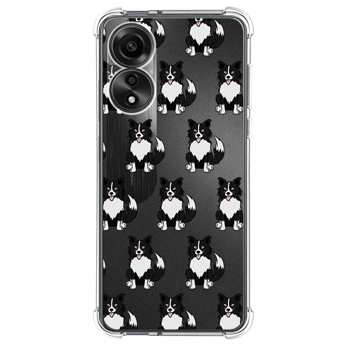 Funda Silicona Antigolpes para Oppo A78 4G diseño Perros 07 Dibujos