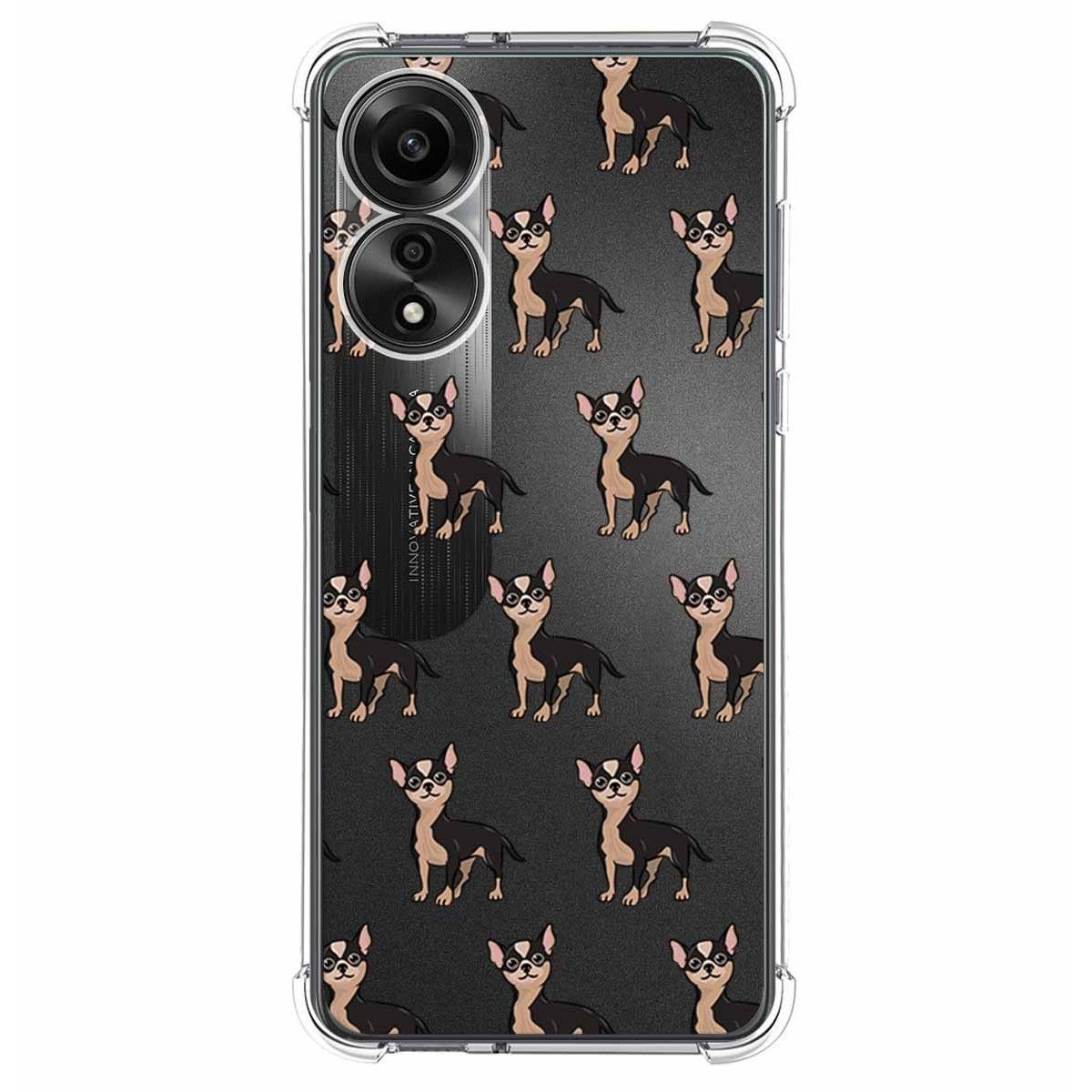 Funda Silicona Antigolpes para Oppo A78 4G diseño Perros 11 Dibujos