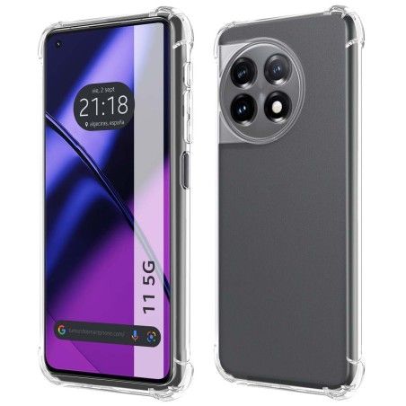 Funda Silicona Antigolpes Transparente para Oneplus 11 5G