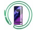 Funda Colgante Transparente para Oneplus 11 5G con Cordon Verde Agua