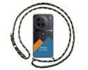 Personaliza tu Funda Colgante Transparente para Vivo X90 Pro 5G con Cordon Verde / Dorado Dibujo Personalizada