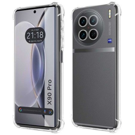 Funda Silicona Antigolpes Transparente para Vivo X90 Pro 5G