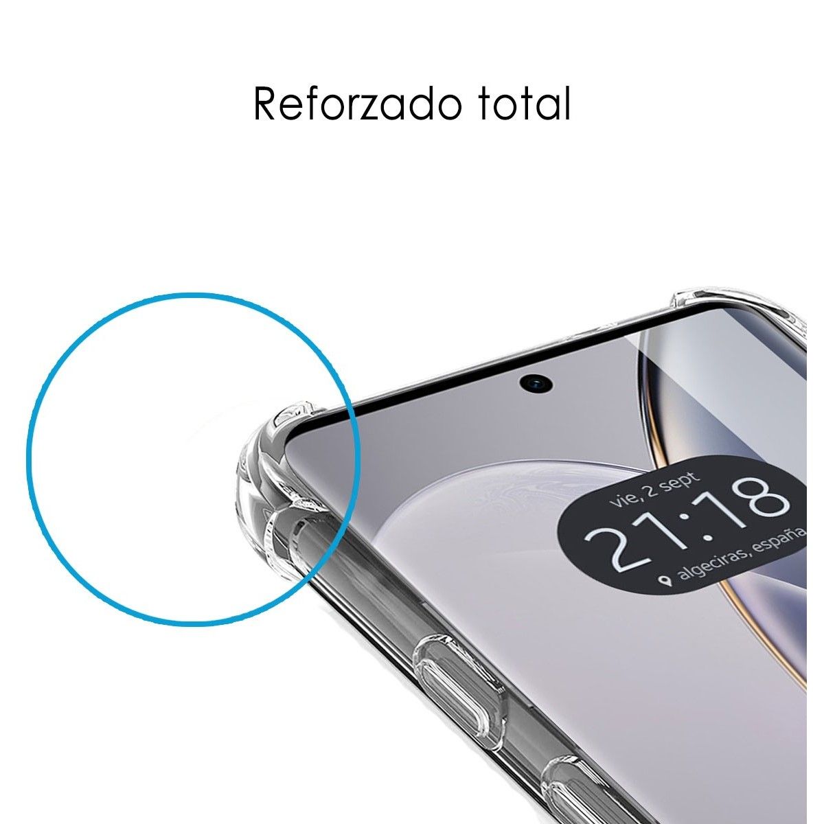 Funda Silicona Antigolpes Transparente para Vivo X90 Pro 5G