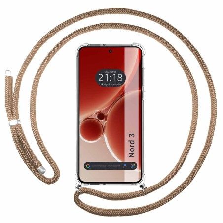 Funda Colgante Transparente para OnePlus Nord 3 5G con Cordon Camel