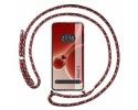 Funda Colgante Transparente para OnePlus Nord 3 5G con Cordon Rosa / Dorado