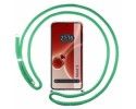 Funda Colgante Transparente para OnePlus Nord 3 5G con Cordon Verde Agua