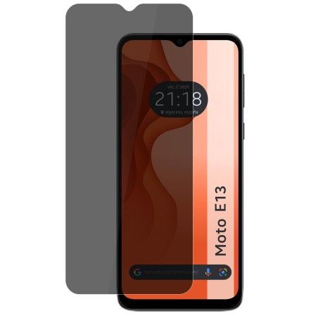 Protector Pantalla Hidrogel Privacidad Antiespías para Motorola Moto E13