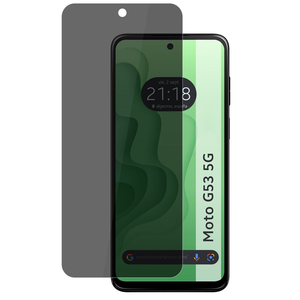 Protector Pantalla Hidrogel Privacidad Antiespías para Motorola Moto G53 5G
