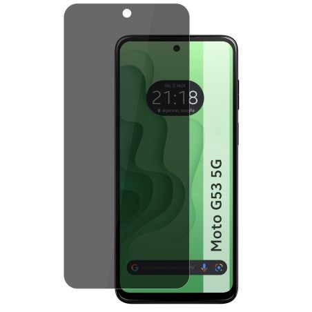 Protector Pantalla Hidrogel Privacidad Antiespías para Motorola Moto G53 5G