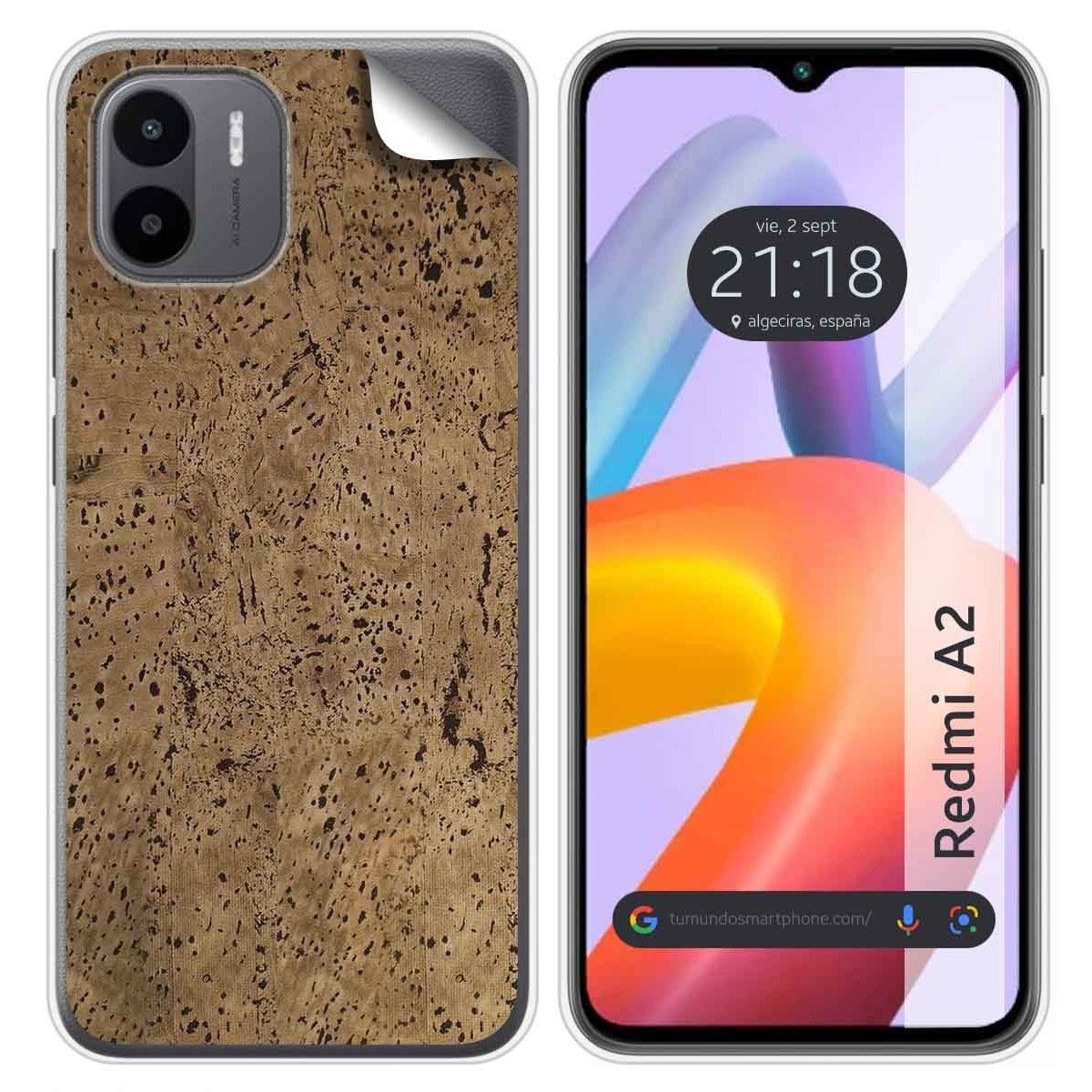 Pegatina Vinilo Autoadhesiva Textura Corcho para Xiaomi Redmi A2