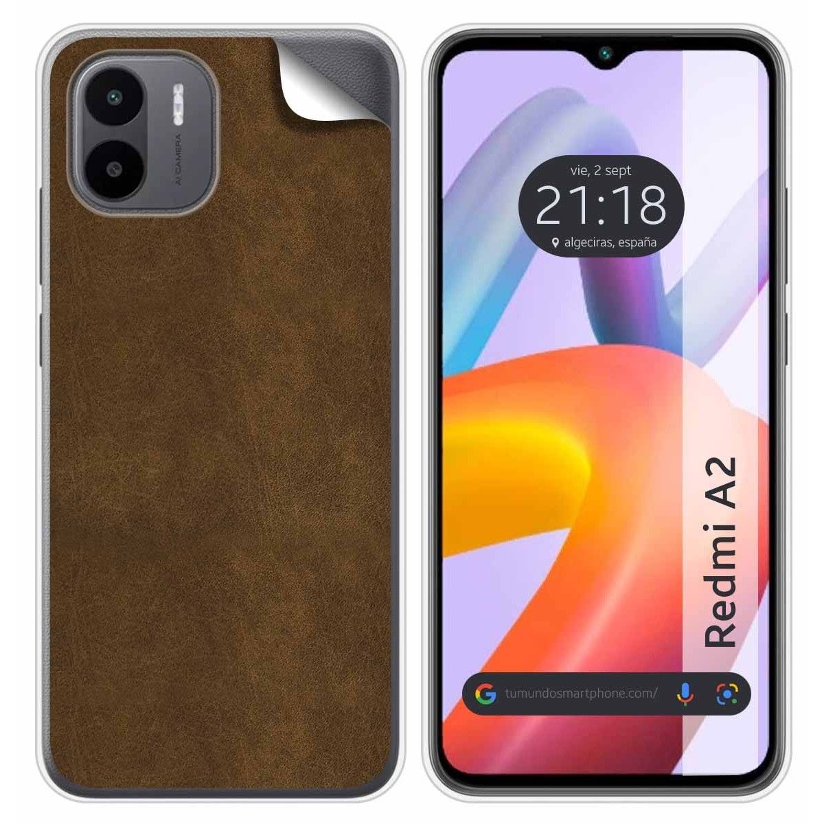 Pegatina Vinilo Autoadhesiva Textura Piel para Xiaomi Redmi A2