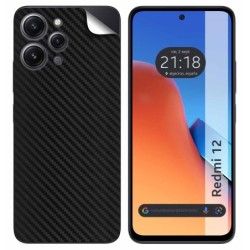 Pegatina Vinilo Autoadhesiva Textura Carbono para Xiaomi Redmi 12