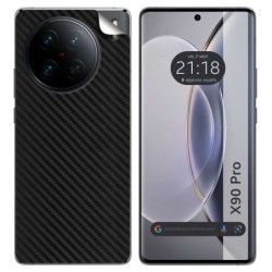 Pegatina Vinilo Autoadhesiva Textura Carbono para Vivo X90 Pro 5G