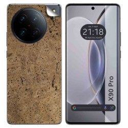 Pegatina Vinilo Autoadhesiva Textura Corcho para Vivo X90 Pro 5G