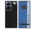 Pegatina Vinilo Autoadhesiva Textura Carbono para Vivo V29 Lite 5G