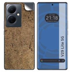 Pegatina Vinilo Autoadhesiva Textura Corcho para Vivo V29 Lite 5G