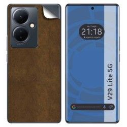 Pegatina Vinilo Autoadhesiva Textura Piel para Vivo V29 Lite 5G