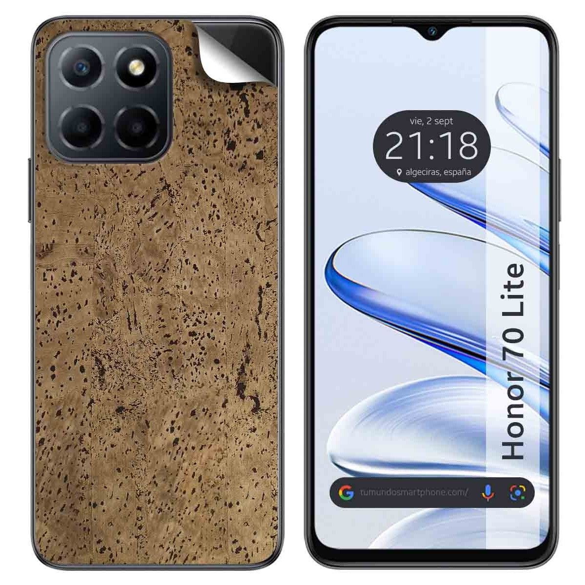 Pegatina Vinilo Autoadhesiva Textura Piel para Huawei Honor 70 Lite 5G