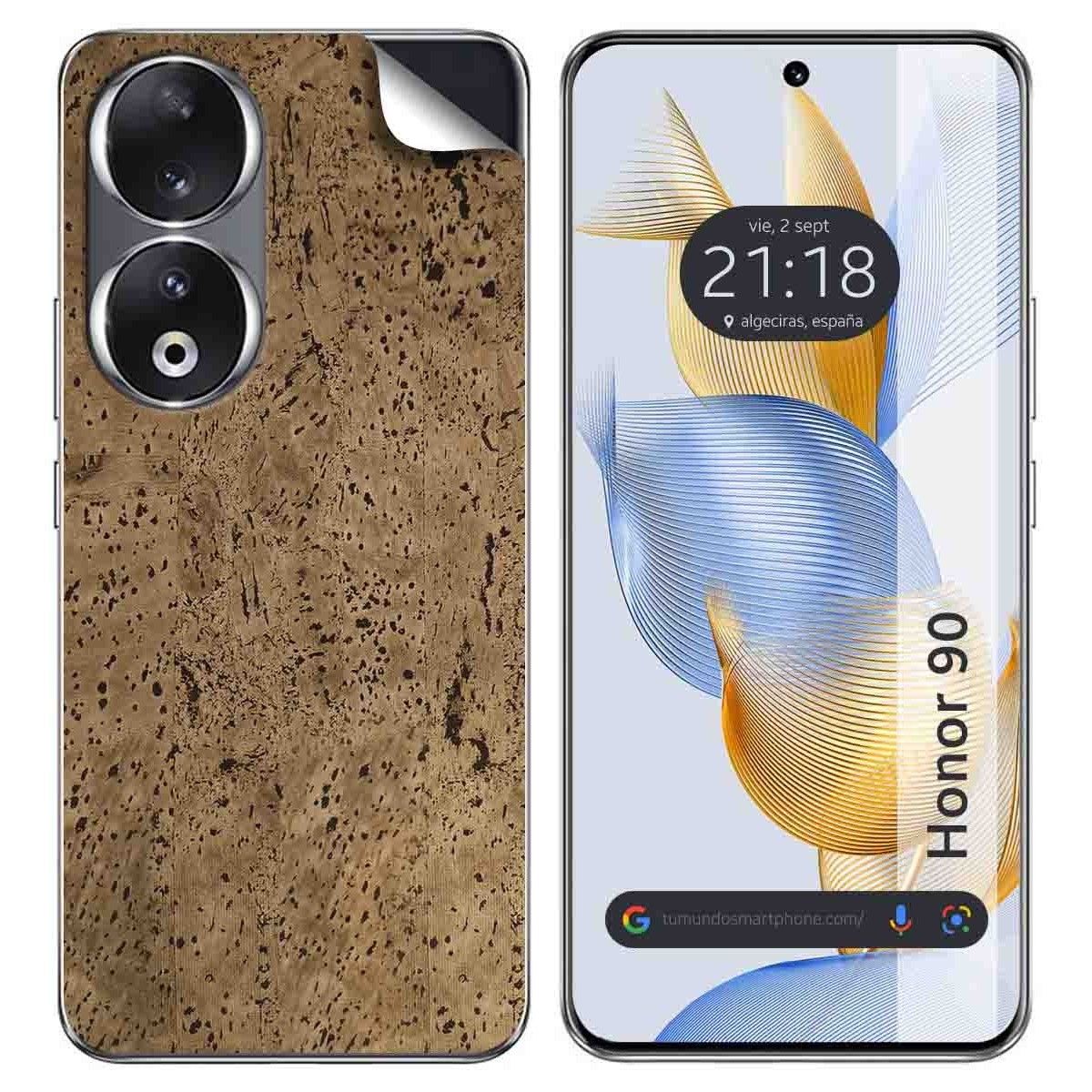 Pegatina Vinilo Autoadhesiva Textura Carbono para Huawei Honor 90 5G