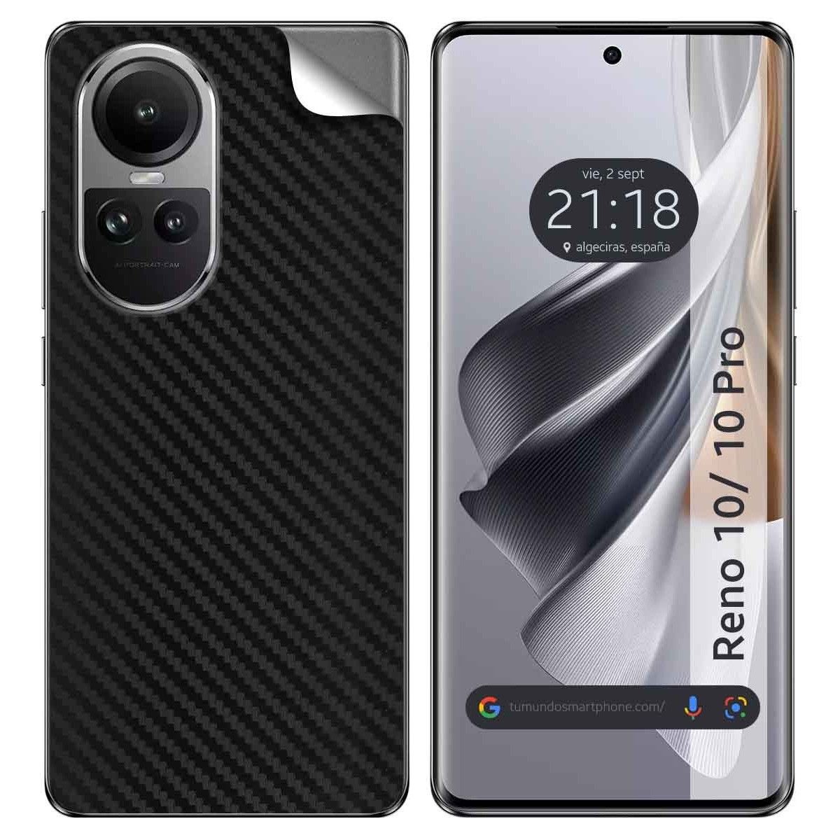 Pegatina Vinilo Autoadhesiva Textura Piel para Oppo Reno 10 5G / 10 Pro 5G