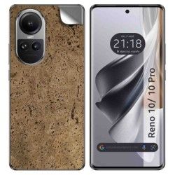Pegatina Vinilo Autoadhesiva Textura Carbono para Oppo Reno 10 5G / 10 Pro 5G