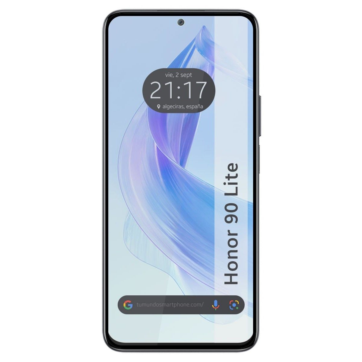 Protector Cristal Templado Completo 5D Full Glue Negro para Huawei Honor 90 lite 5G Vidrio