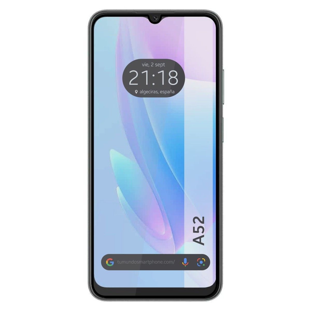 Protector Cristal Templado Completo 5D Full Glue Negro para Blackview A52 Vidrio