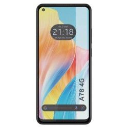 Protector Cristal Templado Completo 5D Full Glue Negro para Oppo A78 4G Vidrio 2