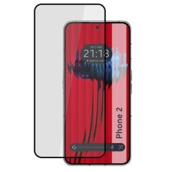 Protector Cristal Templado Completo 5D Full Glue Negro para Nothing Phone 2 5G Vidrio