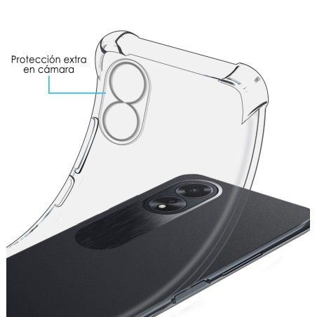 Funda Silicona Antigolpes Transparente para Oppo A38 4G