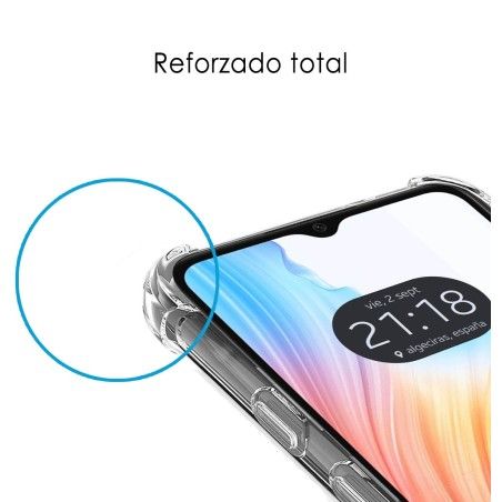 Funda Silicona Antigolpes Transparente para Oppo A38 4G