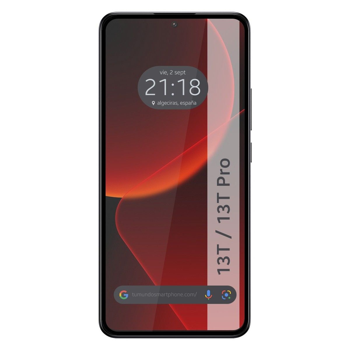 Protector Cristal Templado Completo 5D Full Glue Negro para Xiaomi 13T / 13T Pro 5G Vidrio