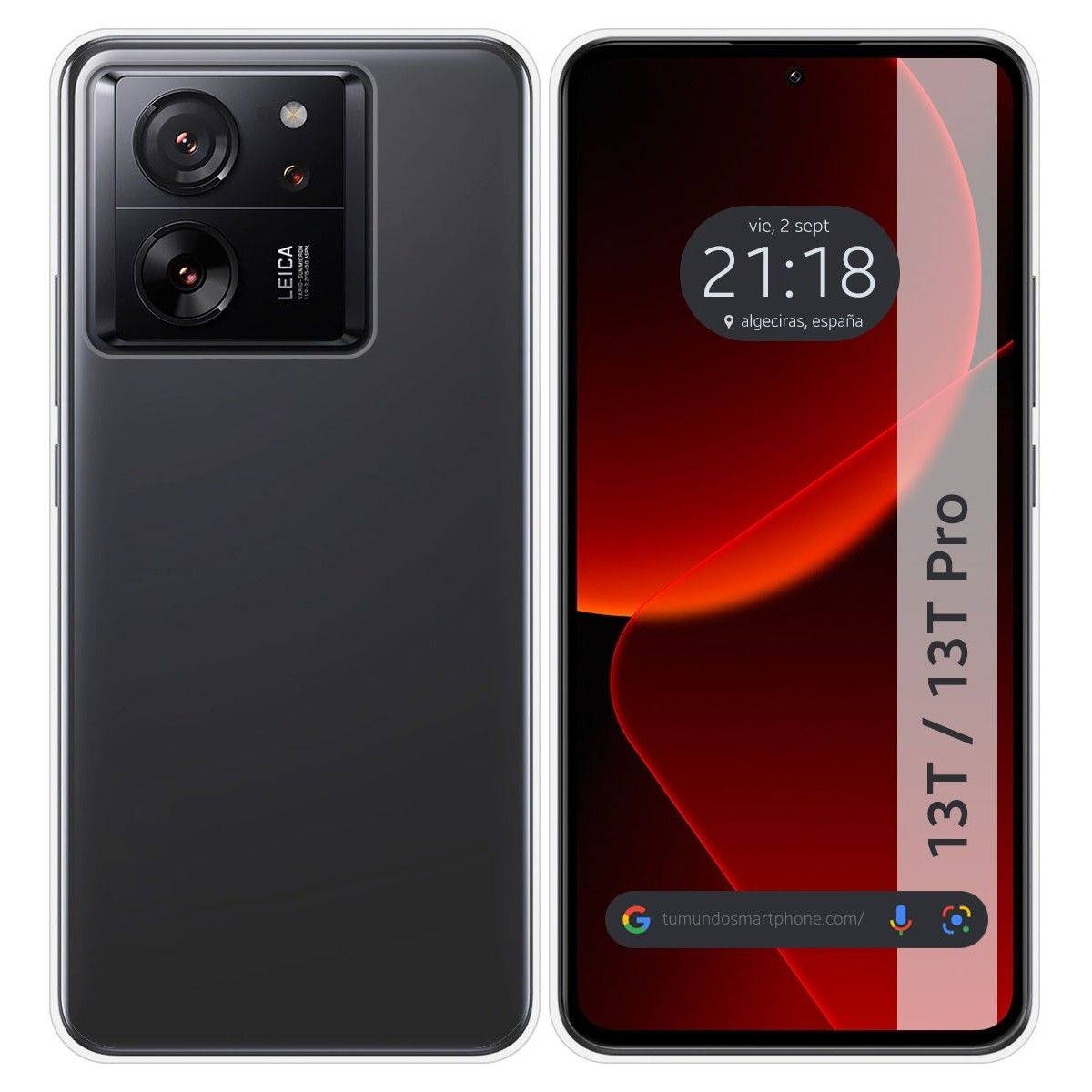 Funda Silicona Gel TPU Transparente para Xiaomi 13T / 13T Pro 5G