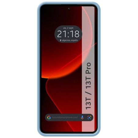 Funda Silicona Líquida Ultra Suave para Xiaomi 13T / 13T Pro 5G color Azul