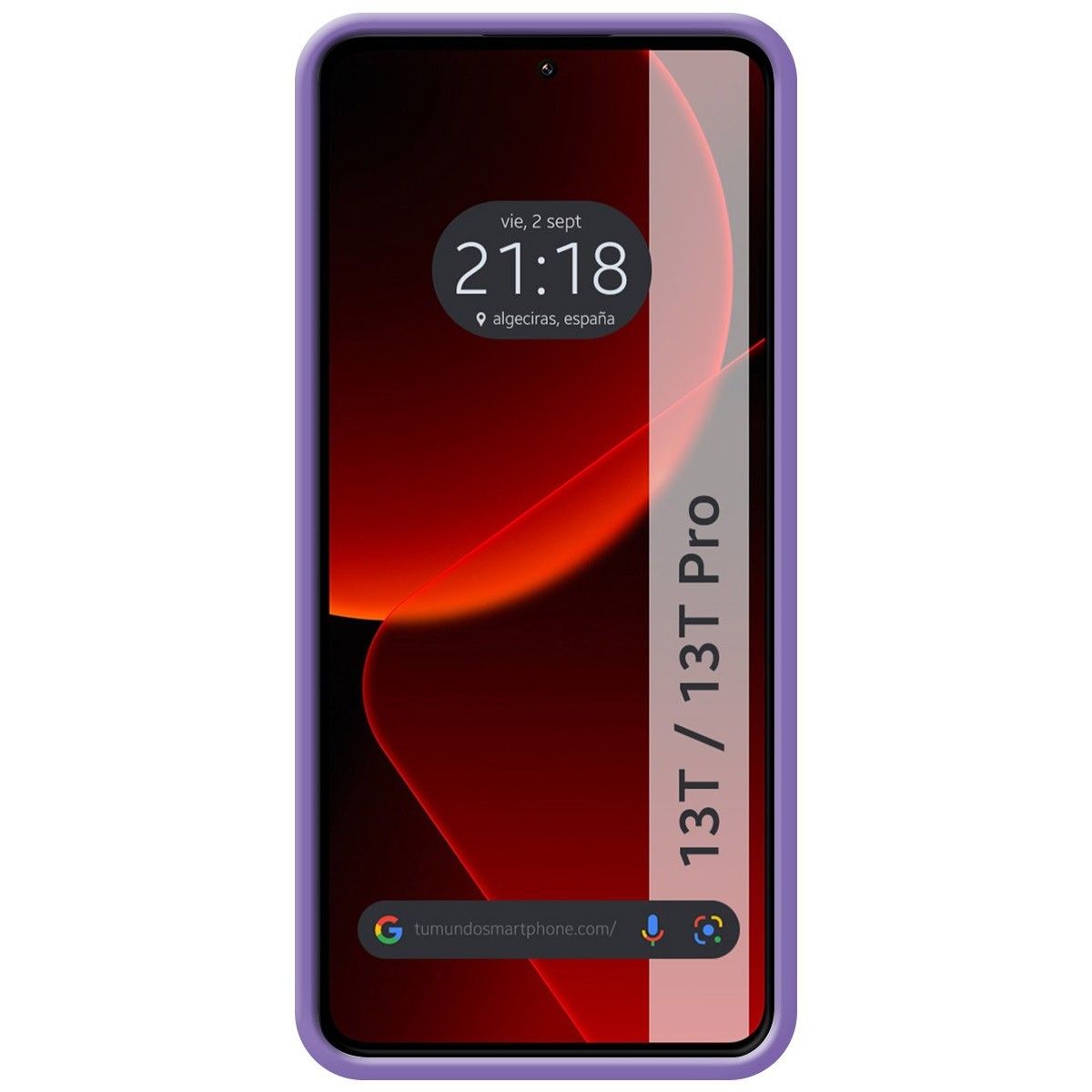 Funda Silicona Líquida Ultra Suave para Xiaomi 13T / 13T Pro 5G color Morado