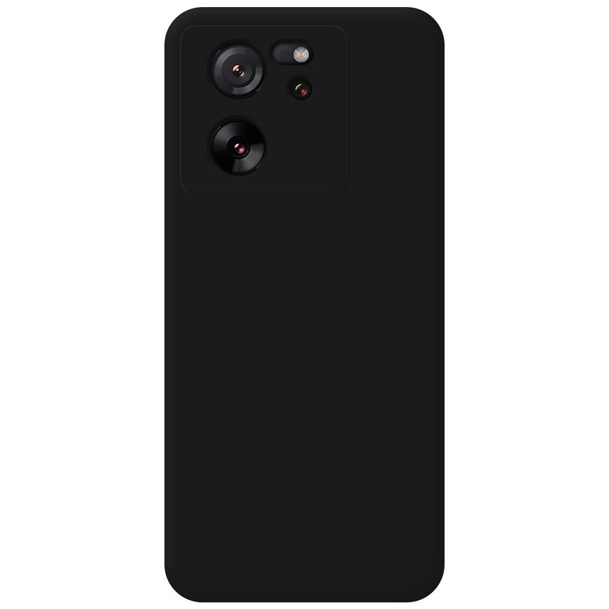 Funda Silicona Líquida Ultra Suave para Xiaomi 13T / 13T Pro 5G color Negro