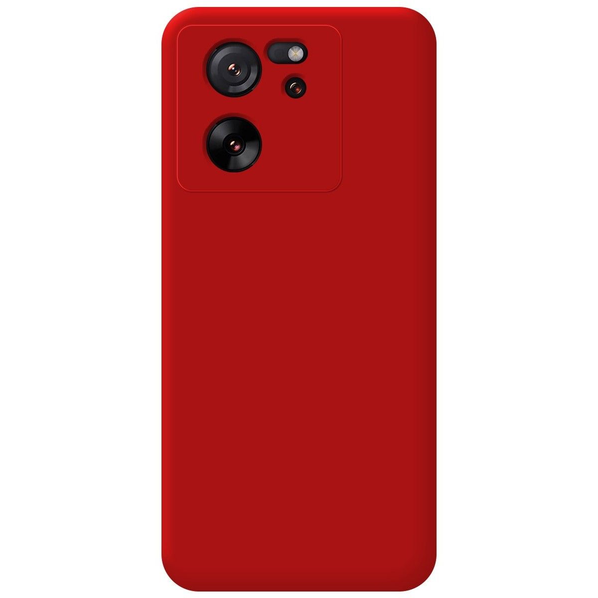 Funda Silicona Líquida Ultra Suave para Xiaomi 13T / 13T Pro 5G color Rojo
