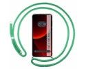 Funda Colgante Transparente para Xiaomi 13T / 13T Pro 5G con Cordon Verde Agua