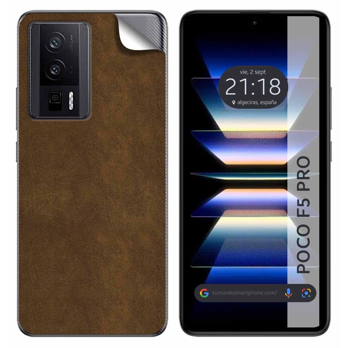 Pegatina Vinilo Autoadhesiva Textura Piel para Xiaomi Poco F5 Pro 5G