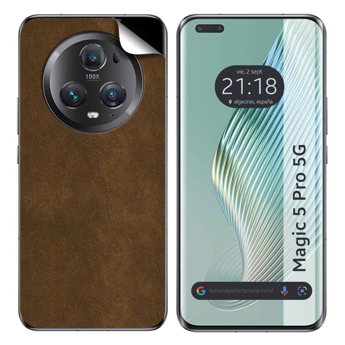 Pegatina Vinilo Autoadhesiva Textura Piel para Huawei Honor Magic 5 Pro 5G