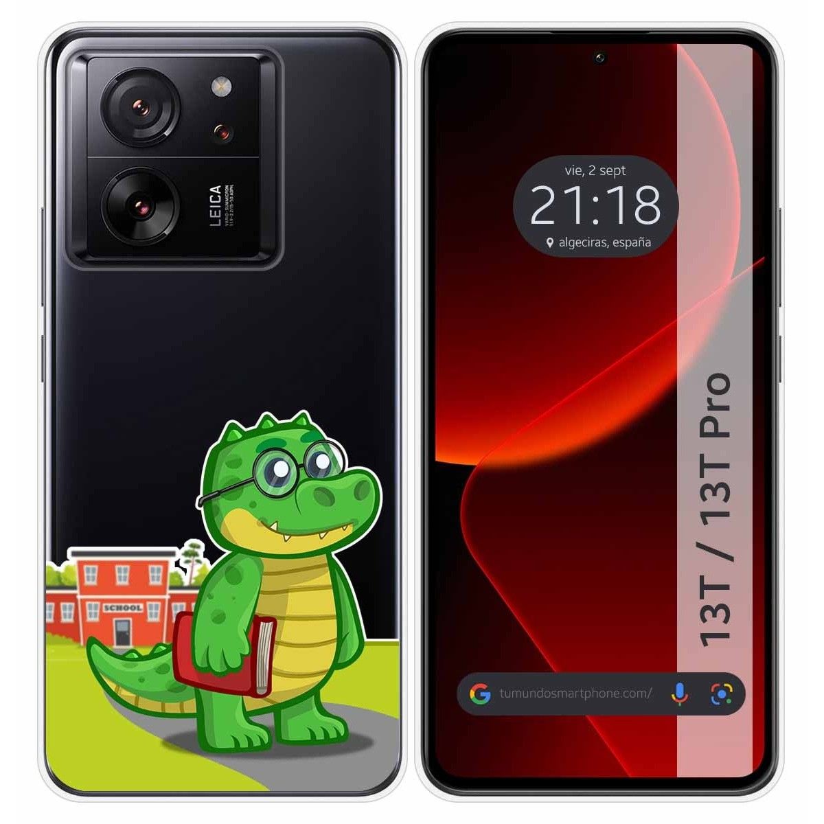 Funda Silicona Transparente para Xiaomi 13T / 13T Pro 5G diseño Coco Dibujos