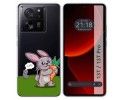 Funda Silicona Transparente para Xiaomi 13T / 13T Pro 5G diseño Conejo Dibujos