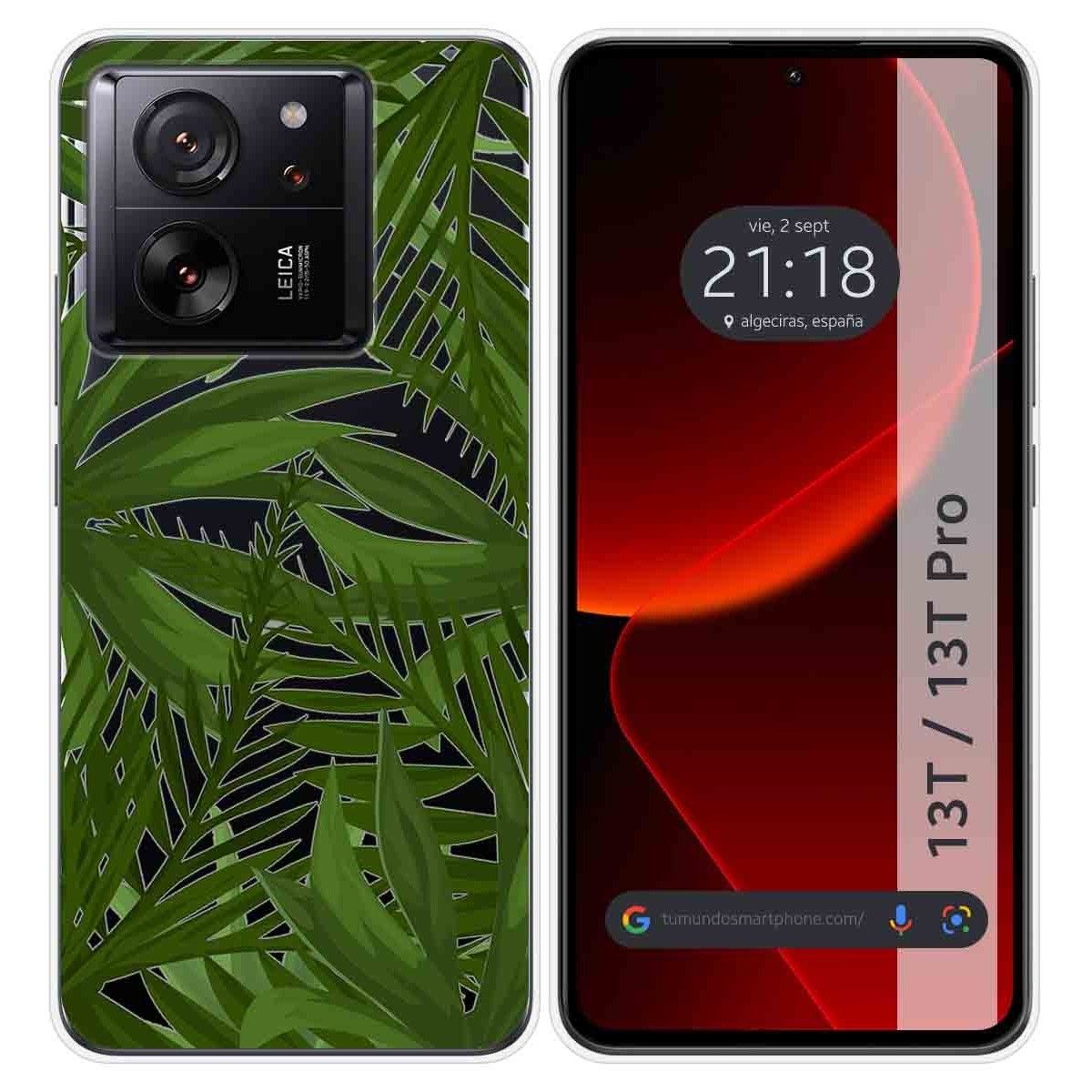 Funda Silicona Transparente para Xiaomi 13T / 13T Pro 5G diseño Jungla Dibujos